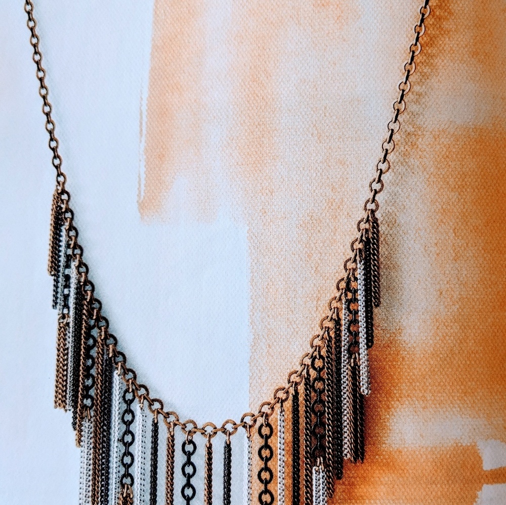 Silpada Fringe benefit necklace EUC